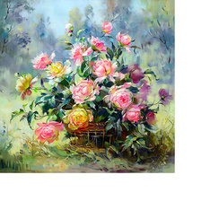 Схема вышивки «Розы»