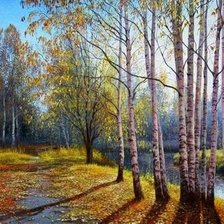 Схема вышивки «пейзаж»