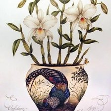 Схема вышивки «ORCHIDS»