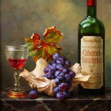 Схема вышивки «Vino e frutta»