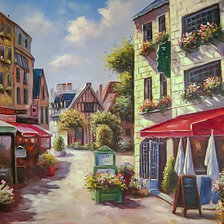 Схема вышивки «Summer Cafe.»