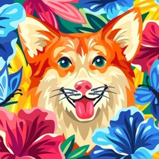 Схема вышивки «Друг»