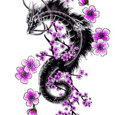 Схема вышивки «Дракон»