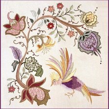 старинная английская вышивка