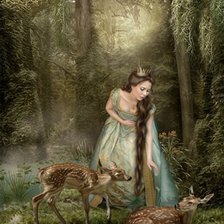 Схема вышивки «принцеса»