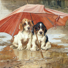 Схема вышивки «Друзья по несчастью»