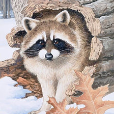 Схема вышивки «Енотик»