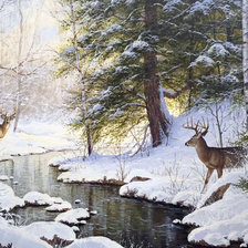 Схема вышивки «Нежданная встреча»