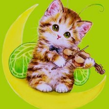 Схема вышивки «Музыкант»