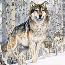 Схема вышивки «Дозорный»