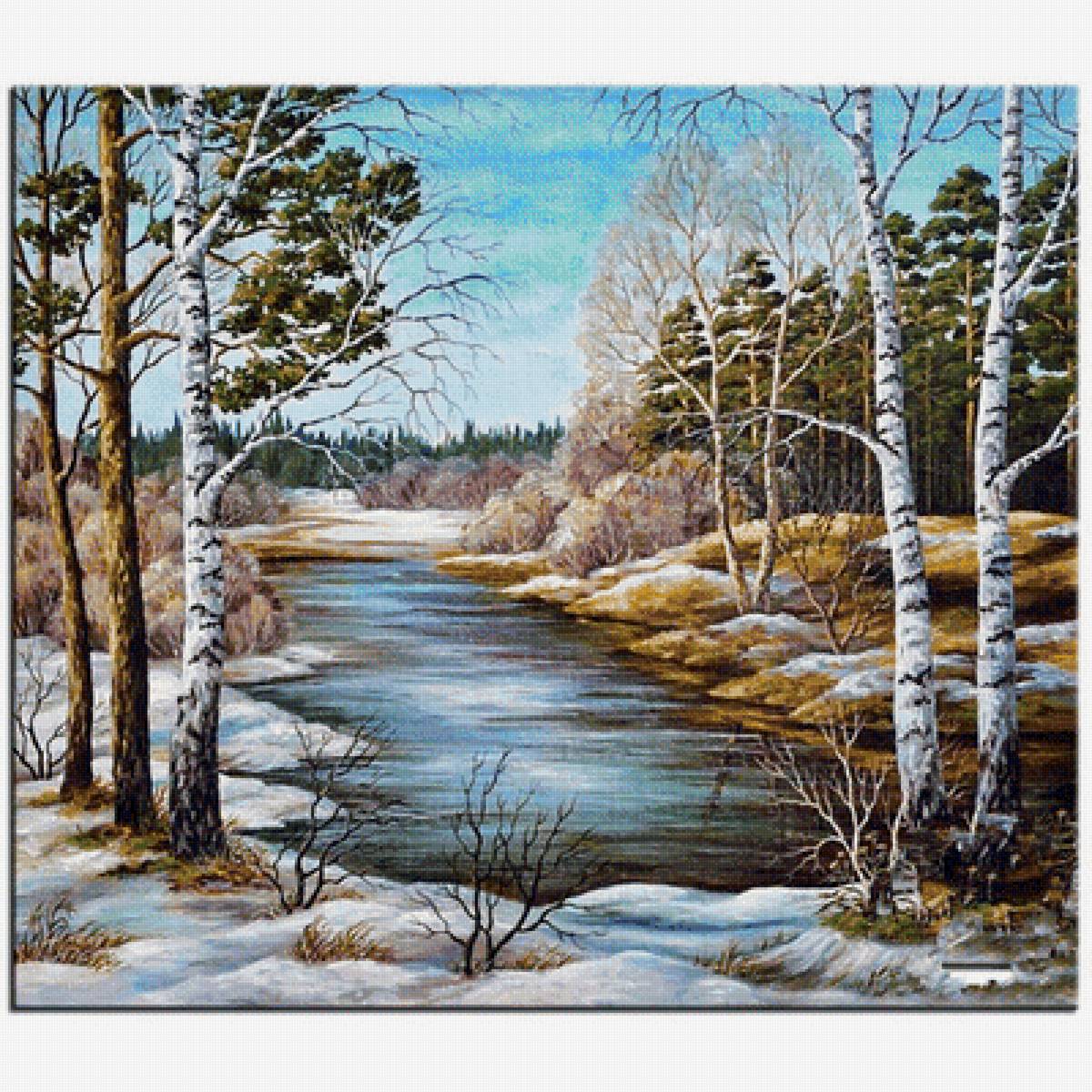 zimná krajina - предпросмотр