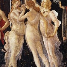 Схема вышивки «The Three Graces from Primavera»