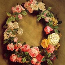 Схема вышивки «Crown of Roses»