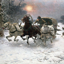 Схема вышивки «Худ. Альфред Веруш-Ковальский»