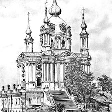 Схема вышивки «храм»