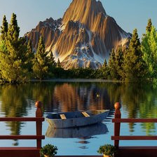 Схема вышивки «Вулкан»