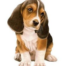 Схема вышивки «щенок»