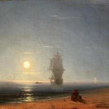 Схема вышивки «Lunar night by Ivan Aivazovsky»