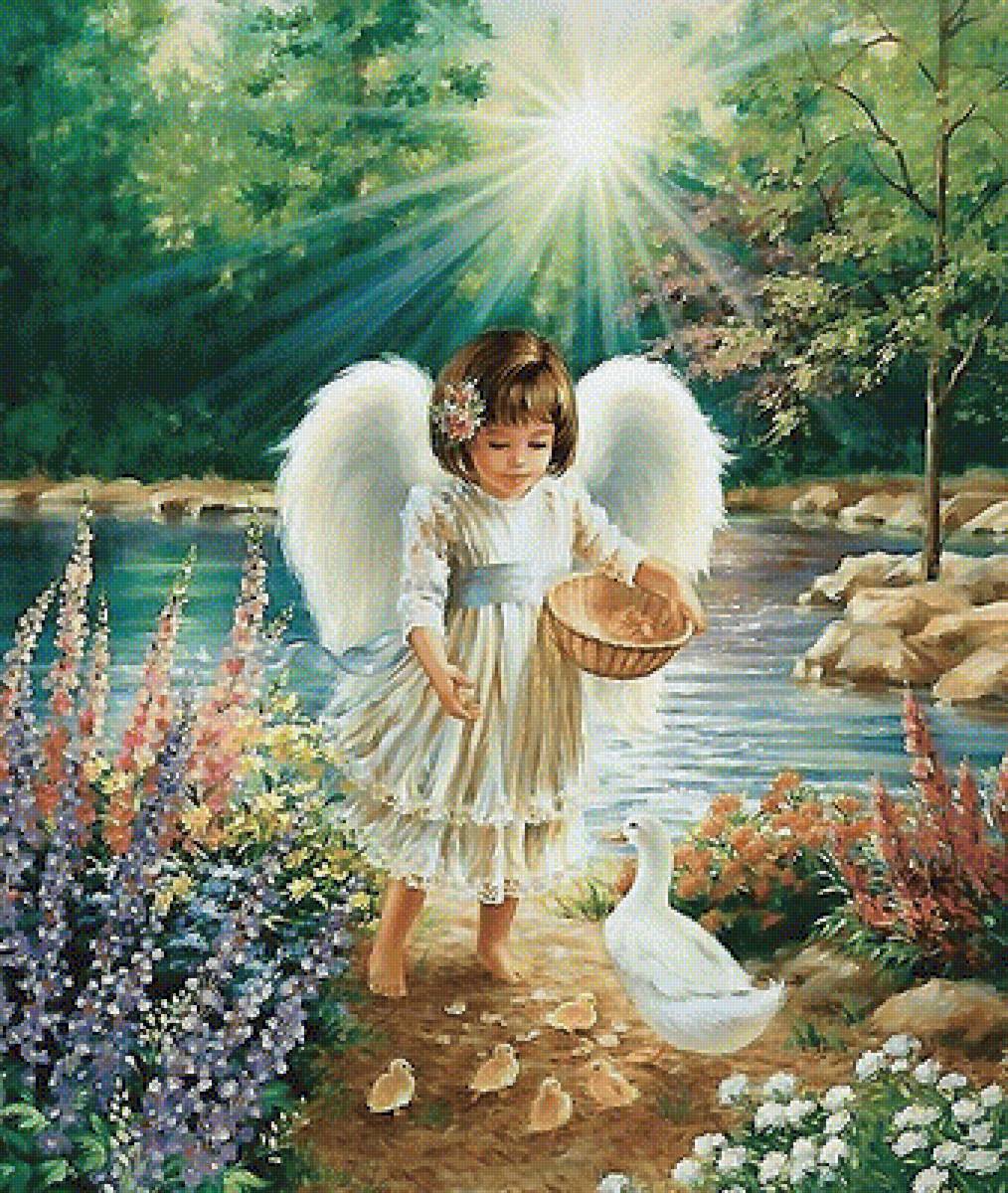 кормление - утята, ангел - предпросмотр