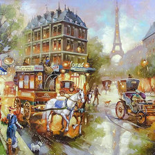Схема вышивки «Evening Paris.»