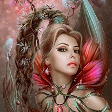 Схема вышивки «горска фея»