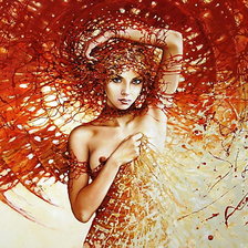 Схема вышивки «Арт-модель»