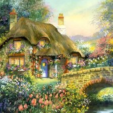 Схема вышивки «Томас Киннкейд 1»