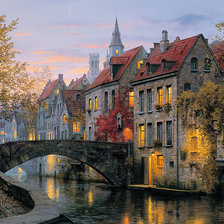 Схема вышивки «вечер»