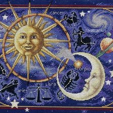 Схема вышивки «iu»