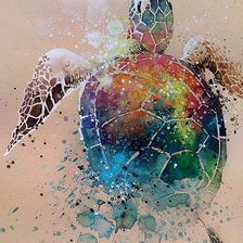 Схема вышивки «Море»