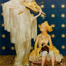 Схема вышивки «Ночная скрипка»