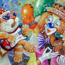 Схема вышивки «Merry Duet.»