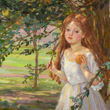 Схема вышивки «В апельсиновом саду»