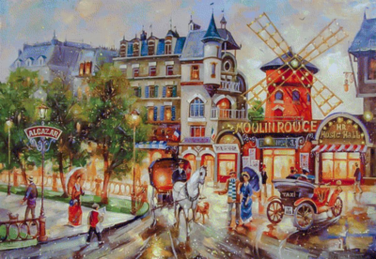 Moulin Rouge. - sergey boev paintings.scenarys.people.animals. - предпросмотр