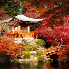 Схема вышивки «Японский садик»