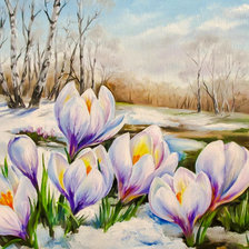 Схема вышивки «Spring in Winter-2.»