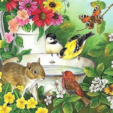 Схема вышивки «весна»