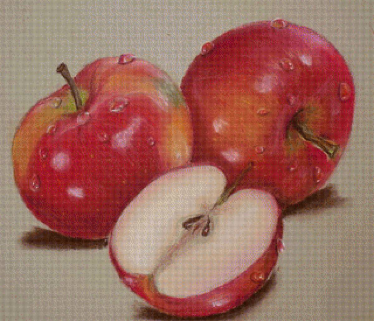 Яблоки - кухня, яблоки, столовая - предпросмотр