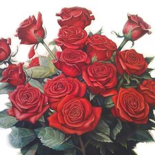 Схема вышивки «ROSE»