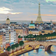 Схема вышивки «Париж»