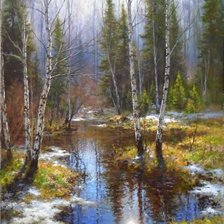 Схема вышивки «весна»