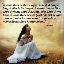 Схема вышивки «Å være sterk»