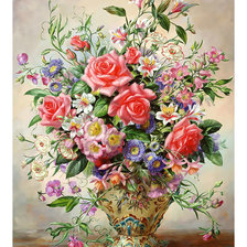 Схема вышивки «Букет.»