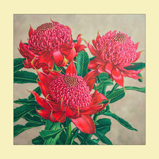 Схема вышивки «Экзотические цветы.»