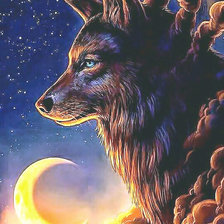 Схема вышивки «Серия "Хищники". Волк»