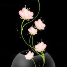 Схема вышивки «ваза с цветами»