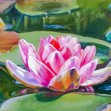 Схема вышивки «Lotus.»