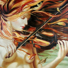 Схема вышивки «Осенняя мелодия»