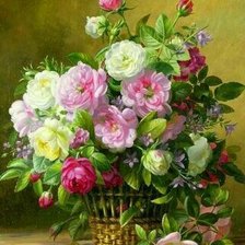 Схема вышивки «Цветы»