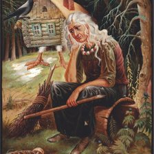 Схема вышивки «Баба Яга»